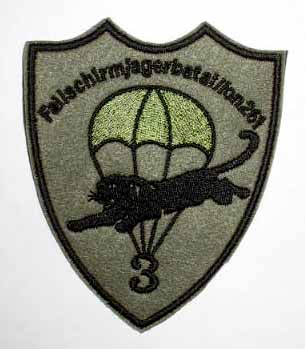 DSO, 3 kompanie Fallschirmjagerbataillon 261, (--3), AR264 -  261    (), AR264-  