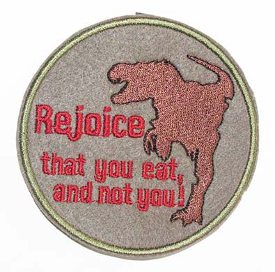 Rejoice that you eat, and not you, RZ116 -   Rejoice that you eat, and not you