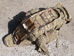 Рюкзак Sniper Packsack D350-hydro (с питьевым резервуаром), для переноски карабина. - Рюкзак Sniper Packsack D350-hydro. Открыт фронтальный карман