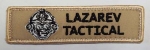 Lazarev Tactical, 30х115, PR014 - Вышитый знак канала Lazarev Tactical, PR014