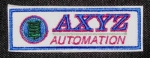 AXYZ Automation, корпоративный  знак, RZ043 - Вышитый знак AXYZ Automation