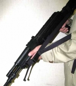 Ружейный ремень М3520 трехточечный, оливковый - Ружейный ремень М3520 трехточечный