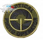 Tactical Photo Operator, PR020 - Вышитый знак полевых фото операторов, PR020