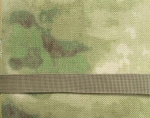 Ременная лента 25 мм, стропа, Tan499, WB-25-Tan499, метр - Ременная лента 25 мм, Tan499, WB-25-Tan499, метр. Показана на фоне ткани "мох зеленый".