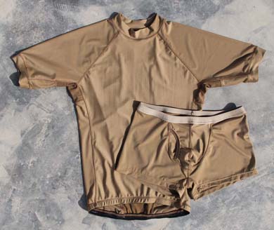 Белье потоотводящее базовый слой (Summer base layer) с короткими рукавами,комплект D1790, Куртки, комбинезоны, головные уборы, Термобелье для зимы илета,