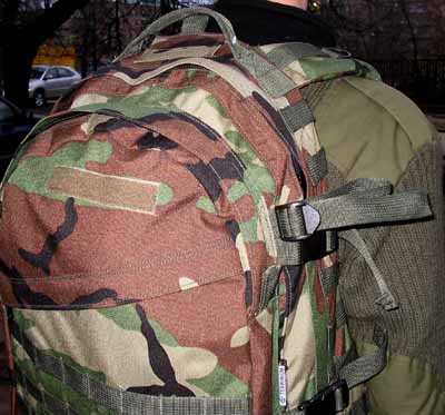 Ранец штурмовой 6Ш112 - Ранец штурмовой УМТБС, вид на верхнюю часть ранца