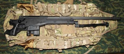 Рюкзак Sniper Packsack D350-hydro (с питьевым резервуаром), для переноски карабина. - Рюкзак Sniper Packsack D350, винтовка извлечена-приклад сложен