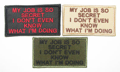 My job is so secret..., SB207 - My job is so secret...