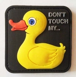 Don't touch my ..., желтый, PVC030 - Нарукавный полимерный знак Don't touch my ..., желтый