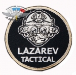 Lazarev Tactical, круг, PR019 - Вышитый знак канала Lazarev Tactical, PR019