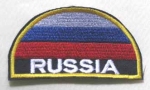 RUSSIA флаг офисной формы, NF020 - нарукавный флаг РФ для МЧС.