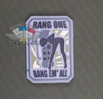 Bang One - Bang Em"All, знак полимерный, PVC019 - Bang One - Bang Em"All, знак полимерный, PVC019
