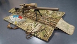 Мат-кейс М102ENX, улучшенный (длина 1260 мм), мультикам - Ружейный мат-кейс М102ENX, улучшенный (длина 1260 мм). Цвет-мультикам. Развернут в стрелковое положение. Показан с одной из винтовок от Lobaev Arms.