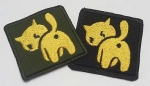 Combat Cat, 50x50, SB421 - знак Combat Cat, 50x50, SB421. Варианты фона.